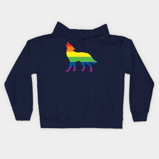 Pride Animals- Gay Wolf Kids Hoodie